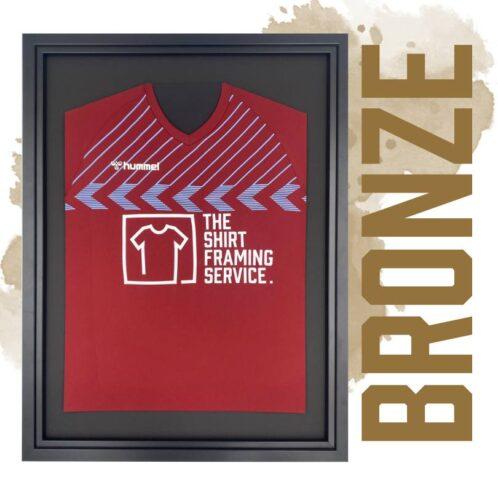 Bronze Running Shirt Framing Service