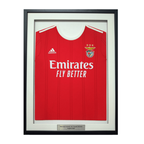 Silver Football Shirt Framing Service