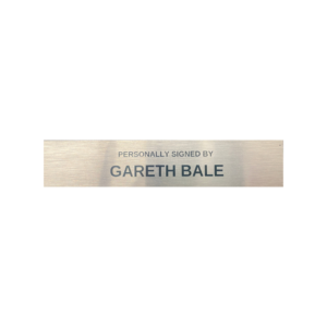 Gareth Bale silver plaque