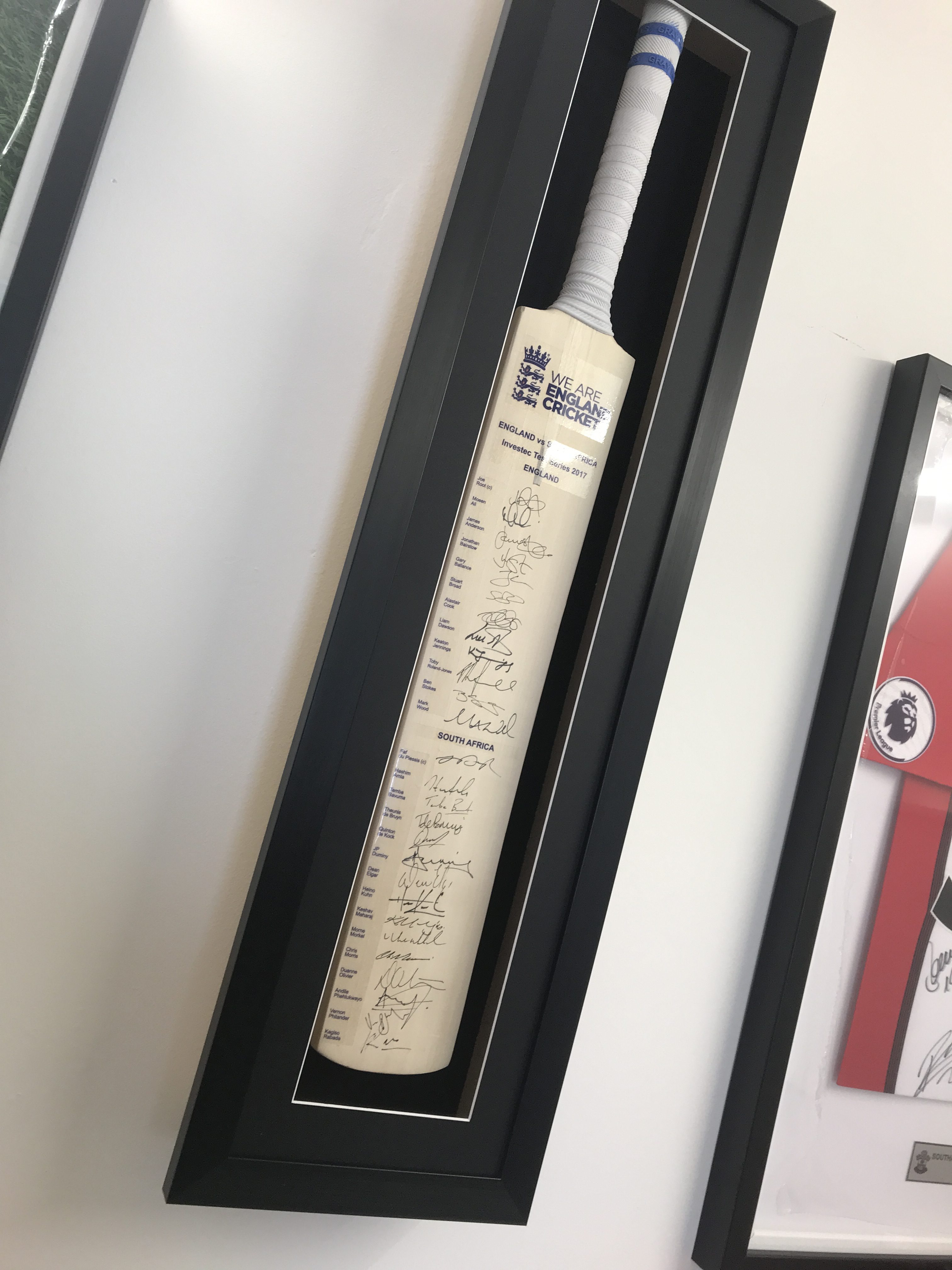 Full Size Cricket Bat Framing The Shirt Framing Service