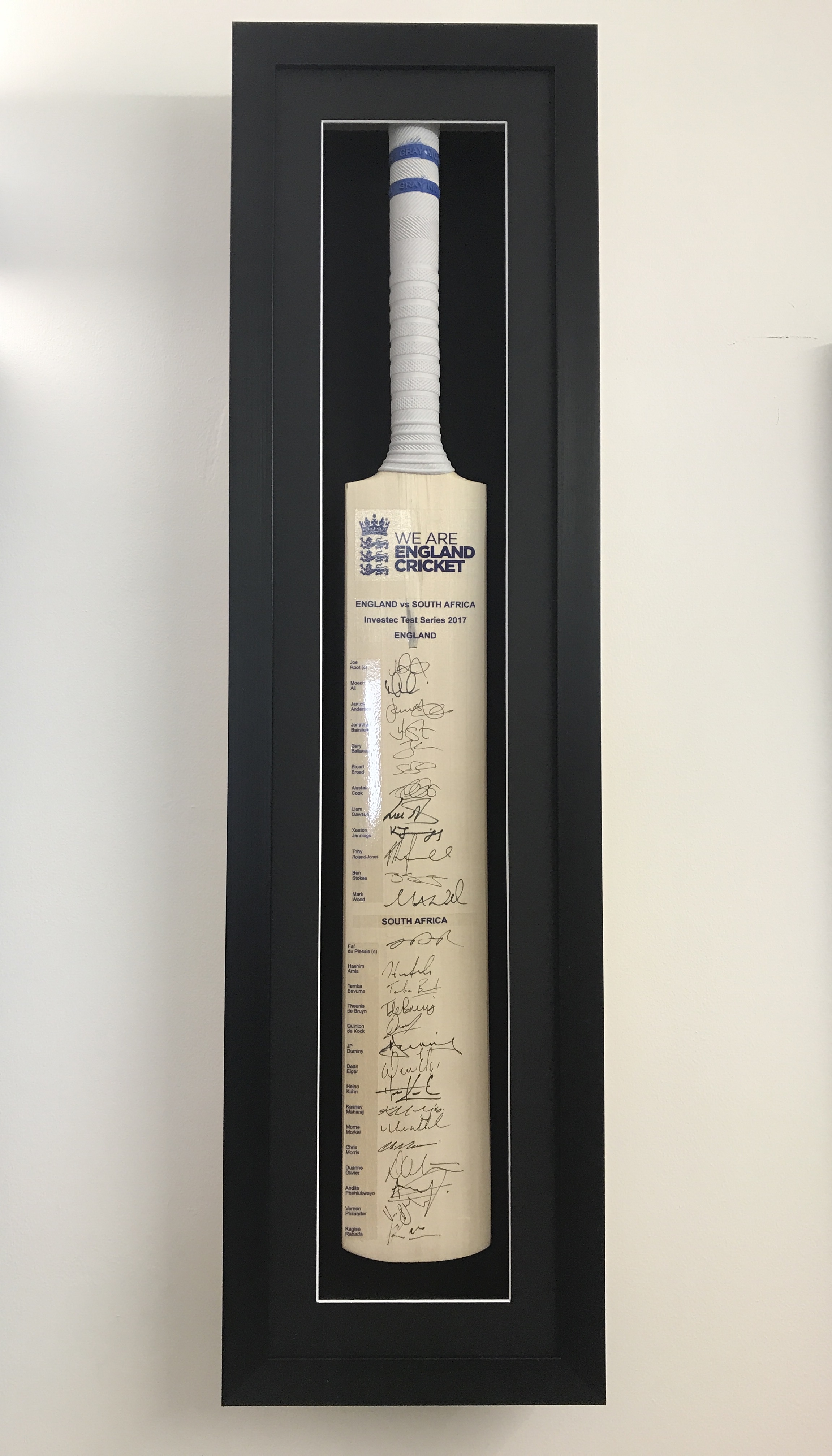 Full Size Cricket Bat Framing The Shirt Framing Service