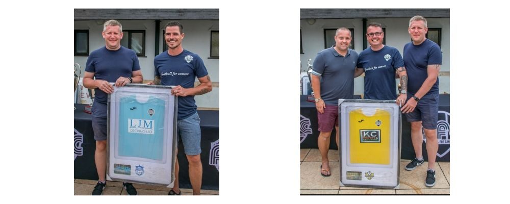 Football for Cancer | Happy Customers | Shirt Framing Service