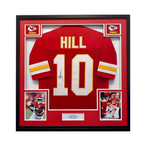 Hill NFL American Football Signed and Framed Shirt
