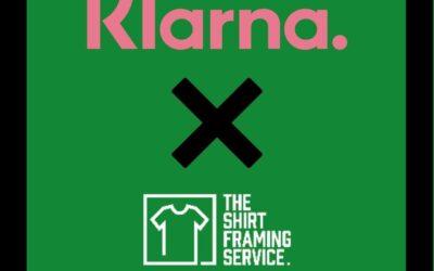 Klarna – A New way of Purchasing through the Shirt Framing Service