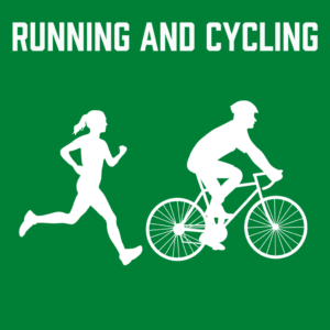 Running and cycling singlet framing
