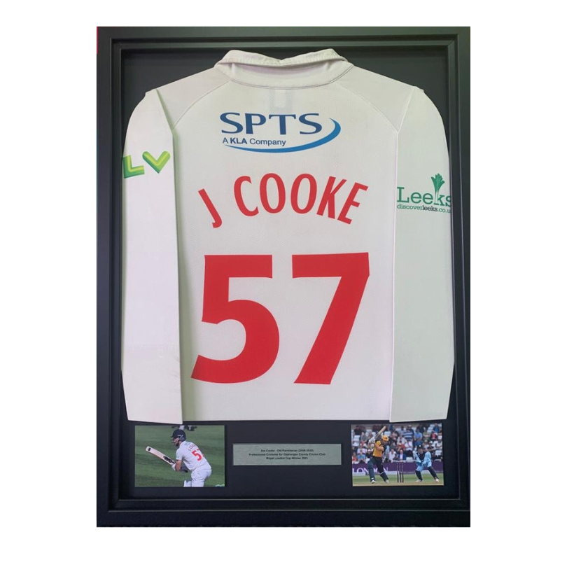 Gold Cricket Shirt Framing Service The Shirt Framing Service