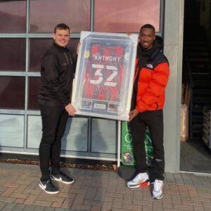 jaidon anthony signed bournemouth shirt