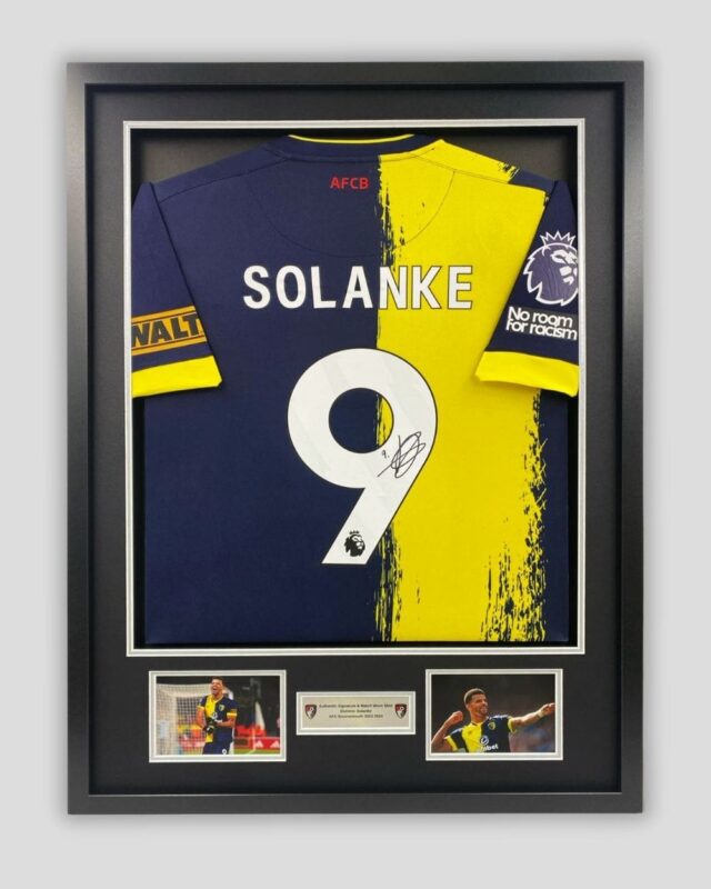 AFC Bournemouth Platinum Shirt Framing Service min