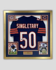 Chicago bears Platinum NFL Jersey framing service min