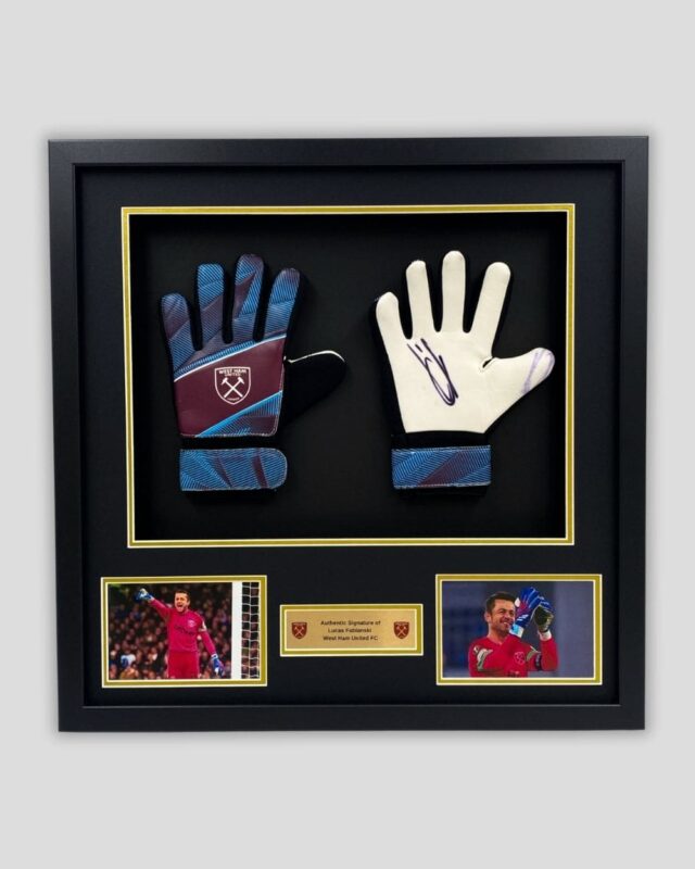 Double Goalie Glove Framing Service min
