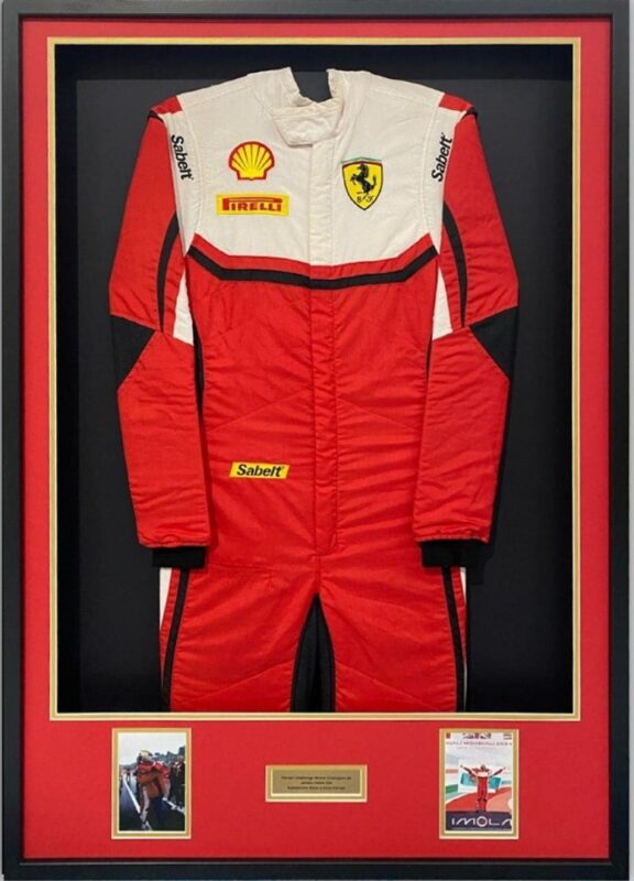 Ferrari Deluxe Race Suit Framing Service min