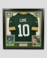Green bay packers Platinum NFL Jersey framing service