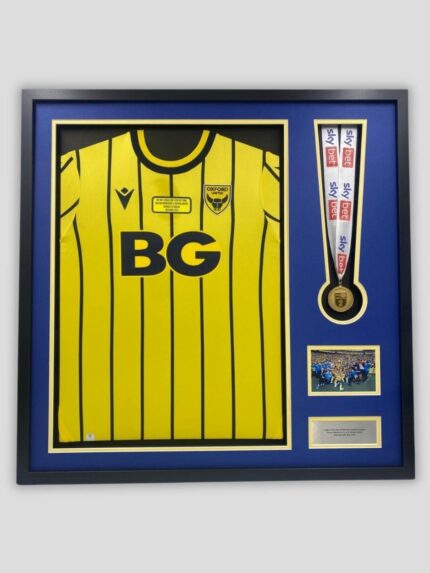 Oxford Deluxe Shirt and Medal framing service min