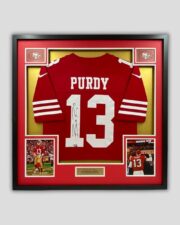 San fransisco Platinum NFL Jersey framing service min
